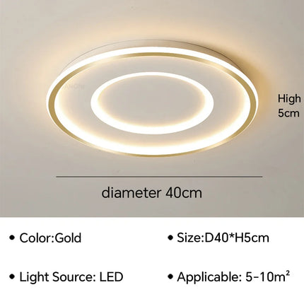 Plafonnier LED moderne pour une décoration intérieure lumineuse — LZ4X9P
