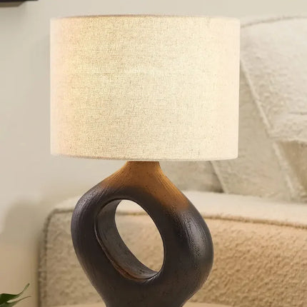 Lampe de bureau design moderne en résine wabi-sabi décorative — LZ4X9T