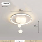 C Blanc 40cm / Lumière blanche sans RC