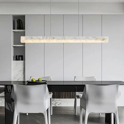 Lustre en marbre noir pour décoration intérieure élégante — LZ4X9P