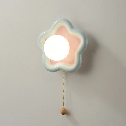 Applique murale en céramique à fleurs pour chambre enfant — LZ4P9XJ