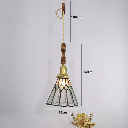 Suspension nordique en cuivre avec verre teinté pour intérieur — LZ4X9P