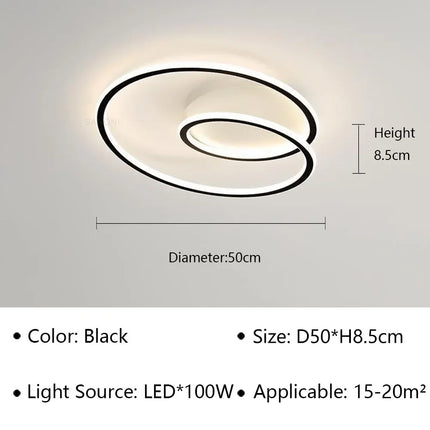 Lustre LED moderne et simple pour décoration intérieure — LZ4X9T2