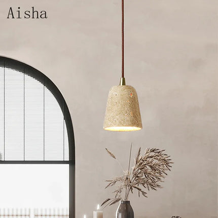Suspension en pierre pour luminaire LED moderne — LZ4X9P2