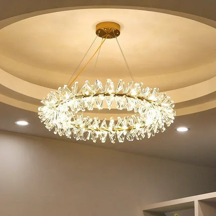 Suspension en cristal transparent pour décoration intérieure moderne — LZ4X9P