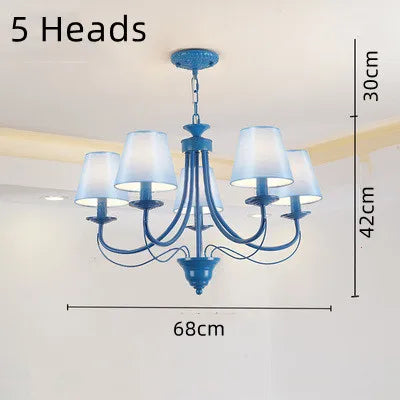 Lustre en fer forgé noir et blanc au design moderne pour intérieur — LZ4X9J