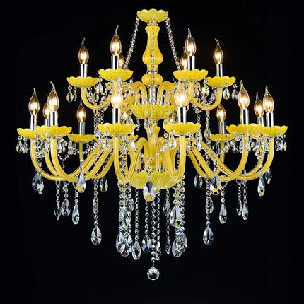 Lustre en cristal fantaisie pour mariage moderne et élégant — LZ4X9J