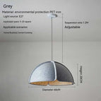 Couverture grise / D60CM / Blanc froid | CHINE