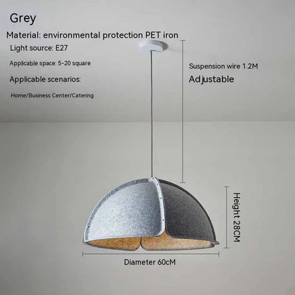 Lustre circulaire en tissu style nordique pour intérieur design — LZ4X9P2
