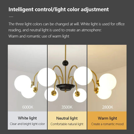 Lustre rétro avec lumière douce et protection oculaire — LZ4F9X2