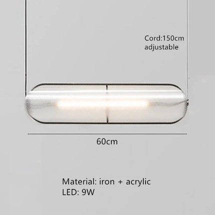 Suspension LED réglable pour décoration intérieure moderne — LZ4X9P