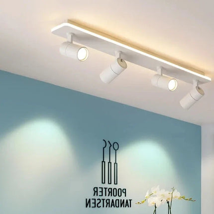 Plafonnier spot LED noir au design moderne — LZ4T9QJ2