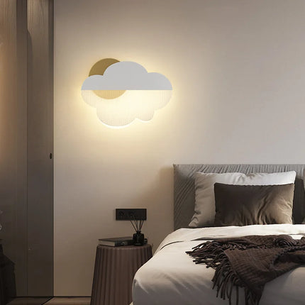 Applique murale LED en acrylique forme nuage pour ambiance lumineuse — LZ4P9XQ