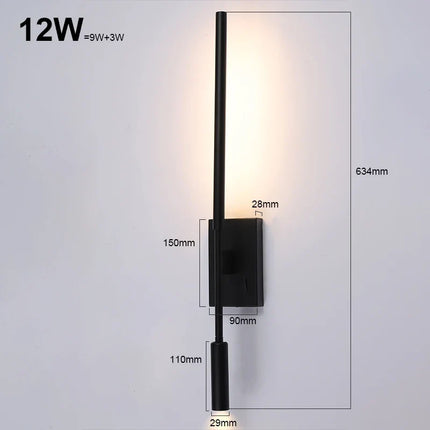 Applique murale LED moderne pour décoration de canapé — LZ4X9P