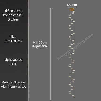 Lustre design moderne pour éclairage intérieur contemporain — LZ4X9QJ