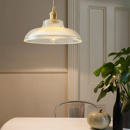 suspension moderne en laiton et verre pour intérieur