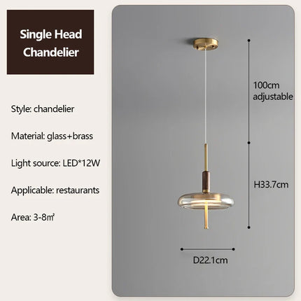 Suspension nordique en laiton et noyer au design luxueux — LZ4P9XQ