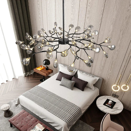 Lustre décoratif feuilles de pissenlit pour intérieur élégant — LZ4G7X2