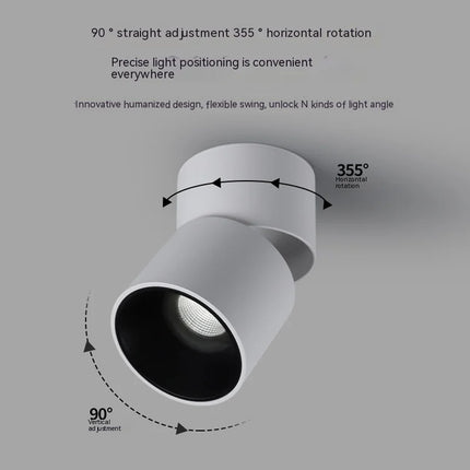 Spot directionnel rotatif 355° pour éclairage intérieur flexible — LZ4X9P