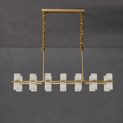Suspension minimaliste en cuivre et marbre style postmoderne — LZ4X9Q2