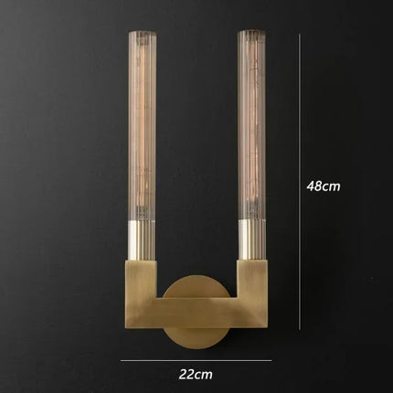 Applique murale en verre pour intérieur moderne et élégant — LZ4P9XQ