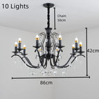 10 lumières / Pas d'ampoules