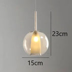 Verre ambré 15cm