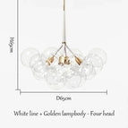 Blanc doré 4 têtes / Lumière neutre