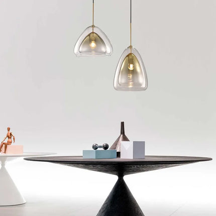 Suspension en verre au design nordique pour intérieur moderne — LZ4X9Q