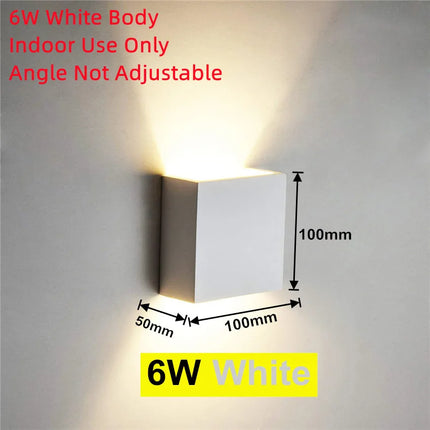 Applique murale LED étanche IP65 pour extérieur et intérieur en aluminium doré — LZ4X9T2
