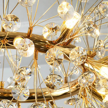 Lustre suspendu LED en cristal design moderne luxe 2024 — LZ7XQ2