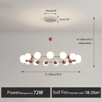 Lustre suspension décoratif moderne pour intérieur — LZ4X7Q
