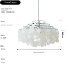 Argenté-D 60cm / Blanc chaud