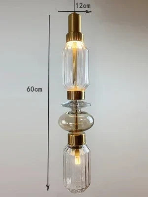 Lustre vitrail personnalisé pour décoration intérieure lumineuse — LZ4X9P2