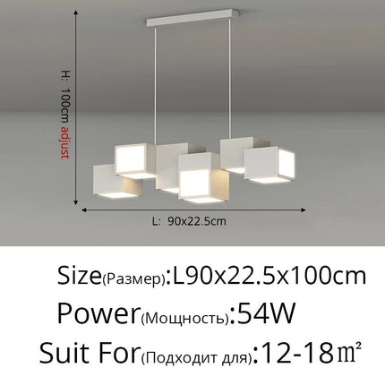 Lustre LED minimaliste pour éclairage intérieur de cuisine — LZ4X9QJ