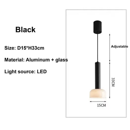 Suspension en verre au design minimaliste pour intérieur élégant — LZ4X9T