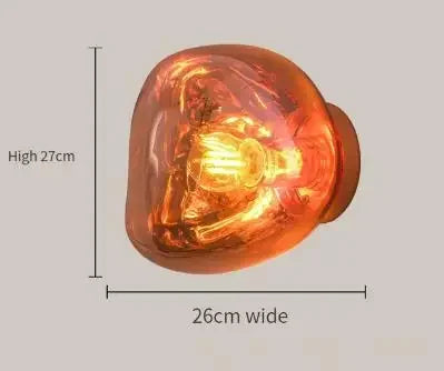 Applique murale LED en verre au design moderne décoratif — LZ4F7Q2