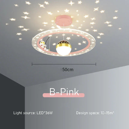 Lustre LED rond à gradation pour chambre d’enfant — LZ4X9T1