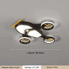 Lampe d'avion noire / Gradation RC / CA 220 V-240 V