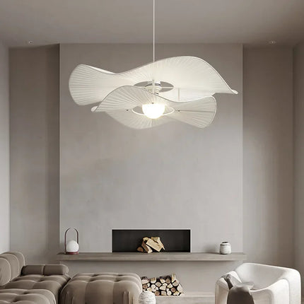 Lustre en tissu plissé pour décoration intérieure élégante — LZ4X9T2