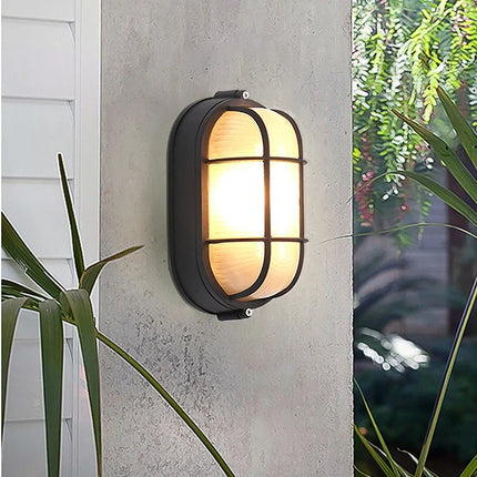 Applique murale extérieure LED E27 étanche style vintage cuivre 220V — LZ4X9QJ