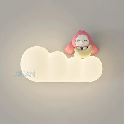 Applique murale LED nordique pour enfants motifs lune, soleil et animaux — LZ4X9P