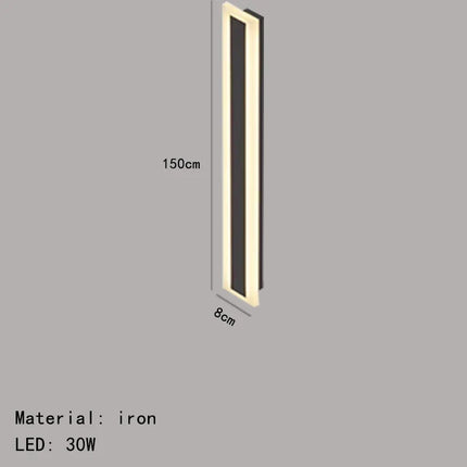 Applique murale LED en aluminium au design minimaliste — LZ4X9Q2