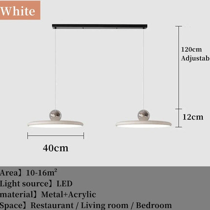 Suspension LED créative style rétro médiéval Bauhaus pour salon et restaurant — LZ4X9M