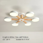 6 lights in white / Cold light