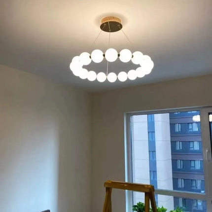 Lustre nordique en forme de haricot magique
