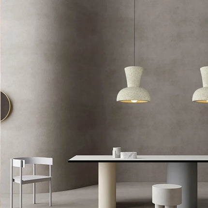 Lustre LED suspension nordique style wabi sabi pour bar et intérieur — LZ4X7Q