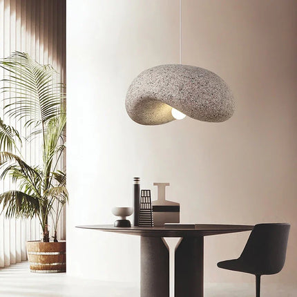 Lustre suspension style japonais Wabi Sabi pour cuisine et salon — LZ4XJ9