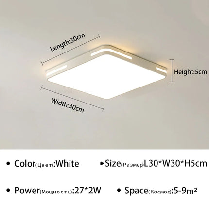 plafonnier led ultra mince design moderne pour intérieur