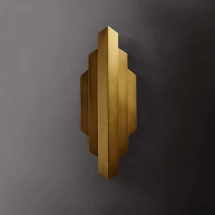 Applique murale rétro en cuivre pour décoration intérieure post-moderne — LZ4X9B